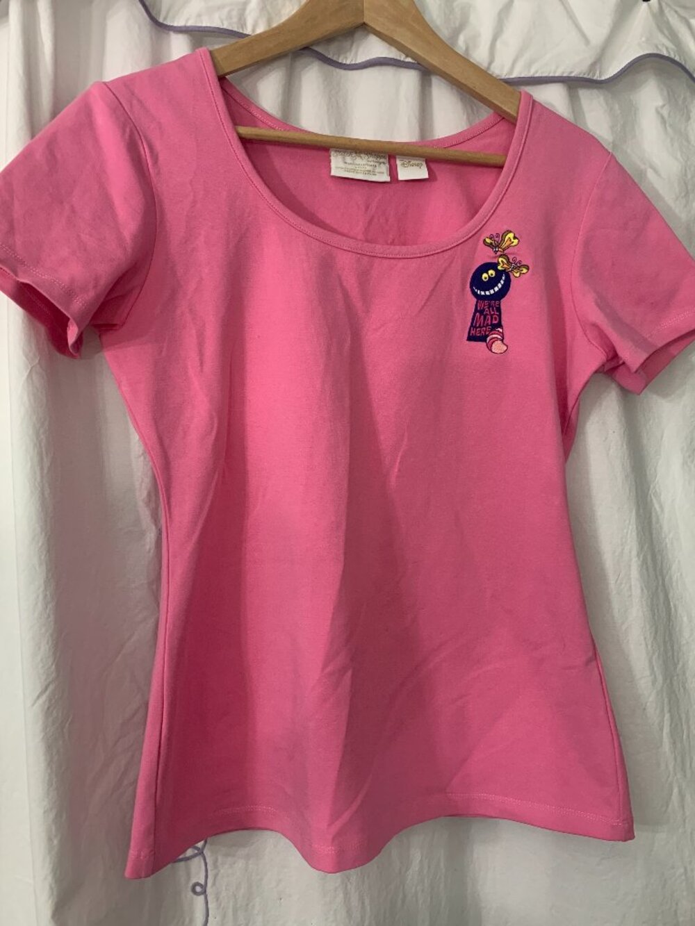 Loungefly Stitch Shoppe Disney Alice in Wonderland Kelly Top We're Mad Here L